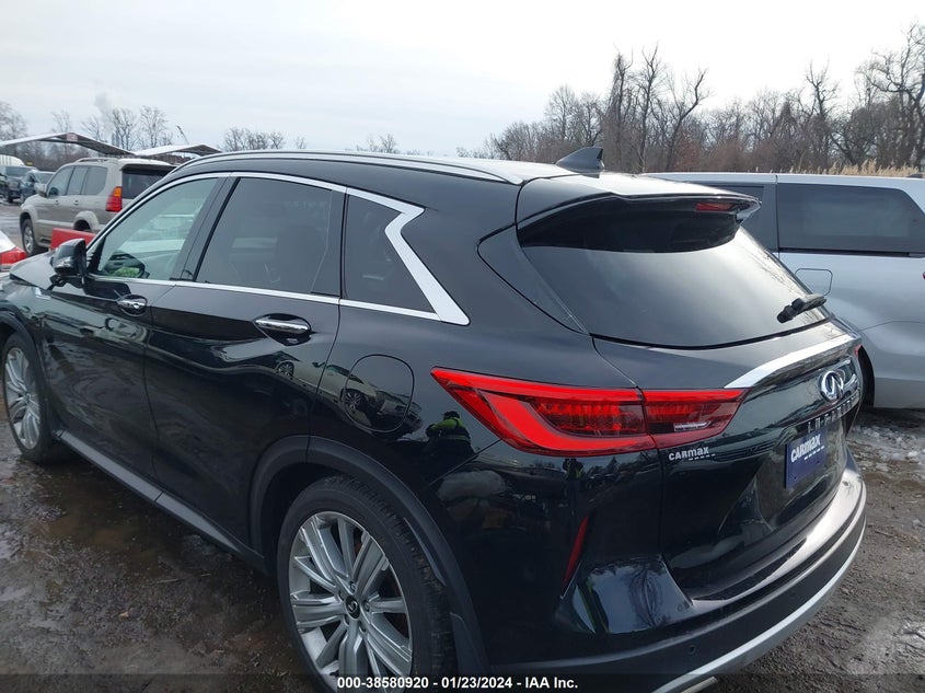 VIN 3PCAJ5CA8MF100602 2021 INFINITI QX50 SENSORY