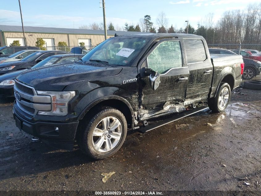 2018 FORD F-150 PLATINUM - 1FTEW1EG0JFD60741