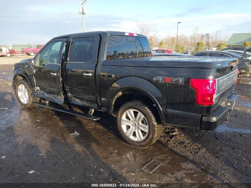 2018 FORD F-150 PLATINUM - 1FTEW1EG0JFD60741