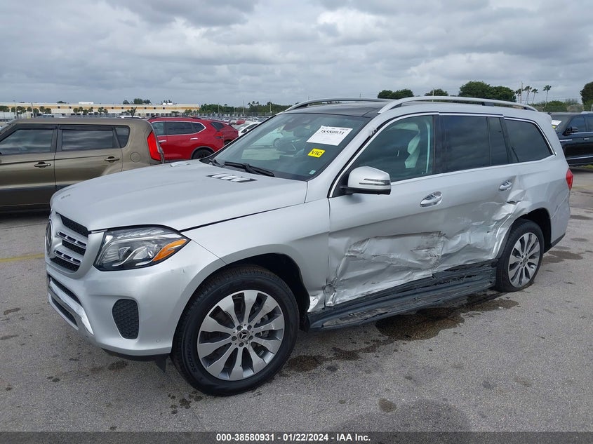 VIN 4JGDF6EE9JB038450 2018 MERCEDES-BENZ GLS 450 4MATIC