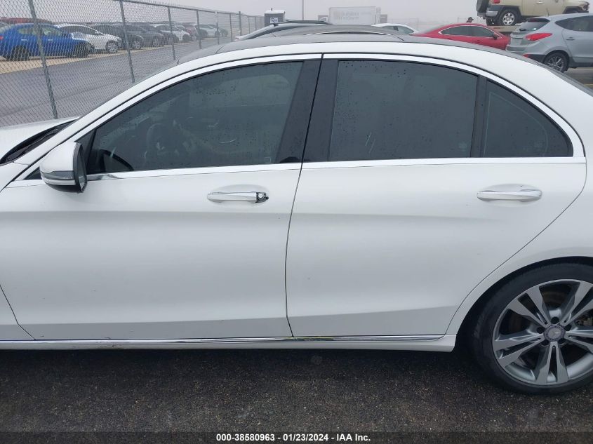 2016 MERCEDES-BENZ C 300 300 - WDDWF4JB9GR158168