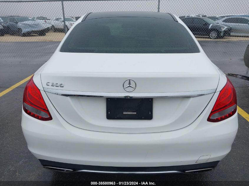 2016 MERCEDES-BENZ C 300 300 - WDDWF4JB9GR158168