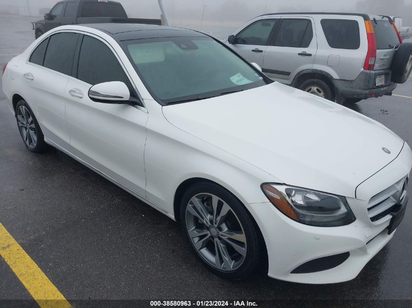 2016 MERCEDES-BENZ C 300 300 - WDDWF4JB9GR158168