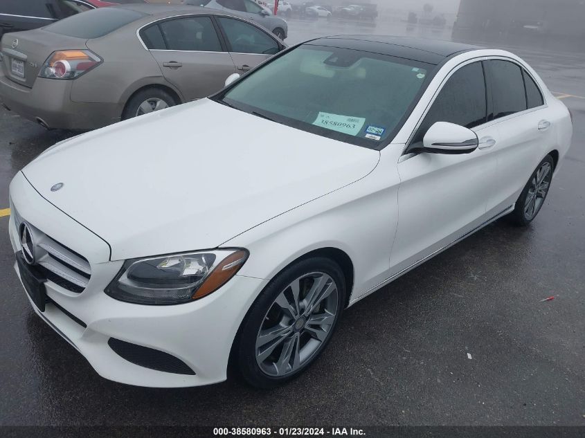 2016 MERCEDES-BENZ C 300 300 - WDDWF4JB9GR158168
