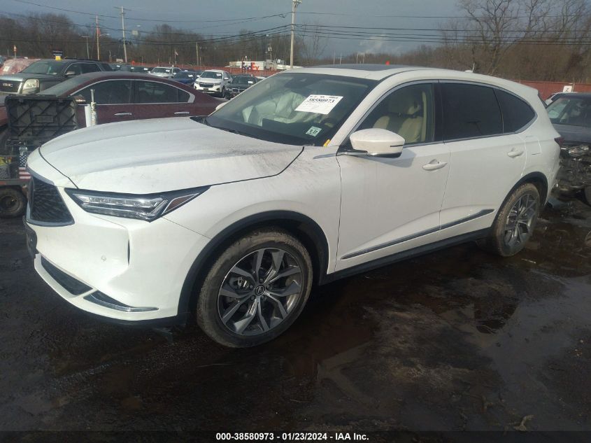 2022 ACURA MDX TECHNOLOGY PACKAGE - 5J8YE1H42NL022767