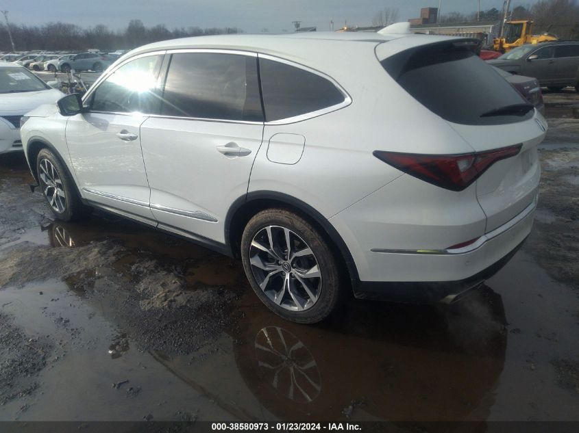 2022 ACURA MDX TECHNOLOGY PACKAGE - 5J8YE1H42NL022767