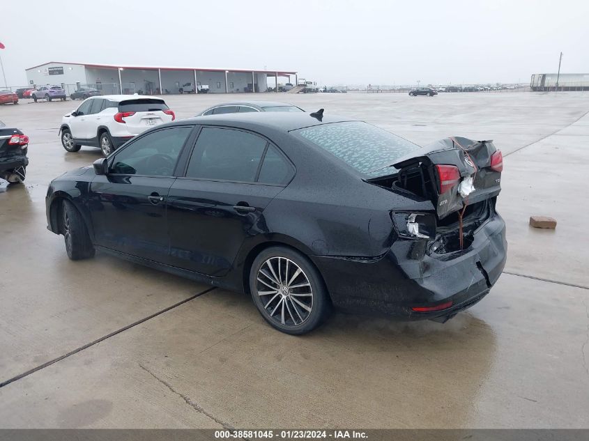 2016 VOLKSWAGEN JETTA SPORT - 3VWD17AJXGM391564