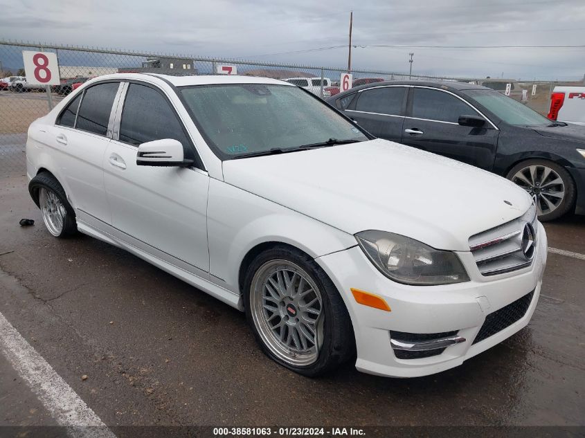 2013 MERCEDES-BENZ C 250 250 - WDDGF4HB8DA825512