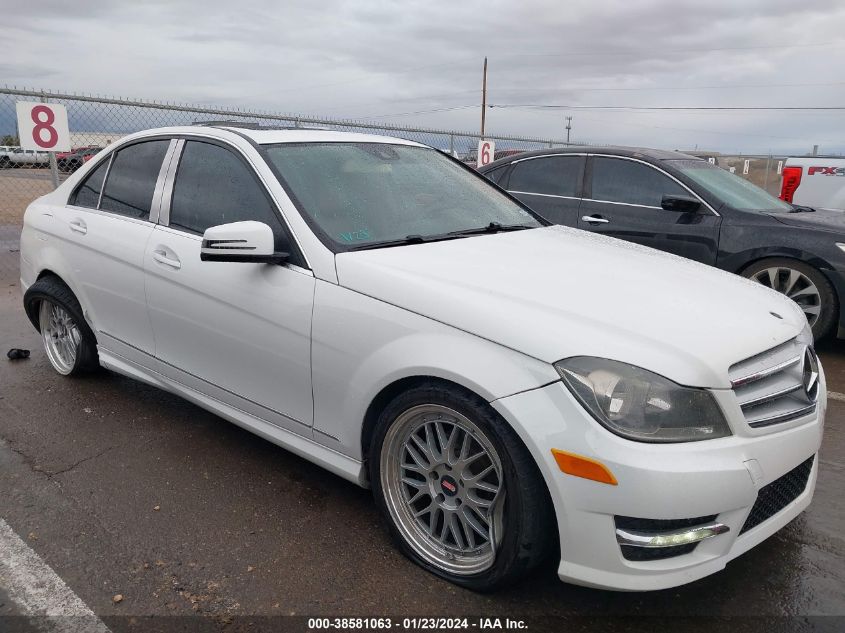 2013 MERCEDES-BENZ C 250 250 - WDDGF4HB8DA825512