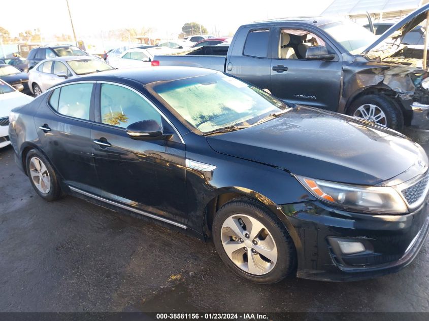 2015 KIA OPTIMA HYBRID - KNAGM4AD7F5083124