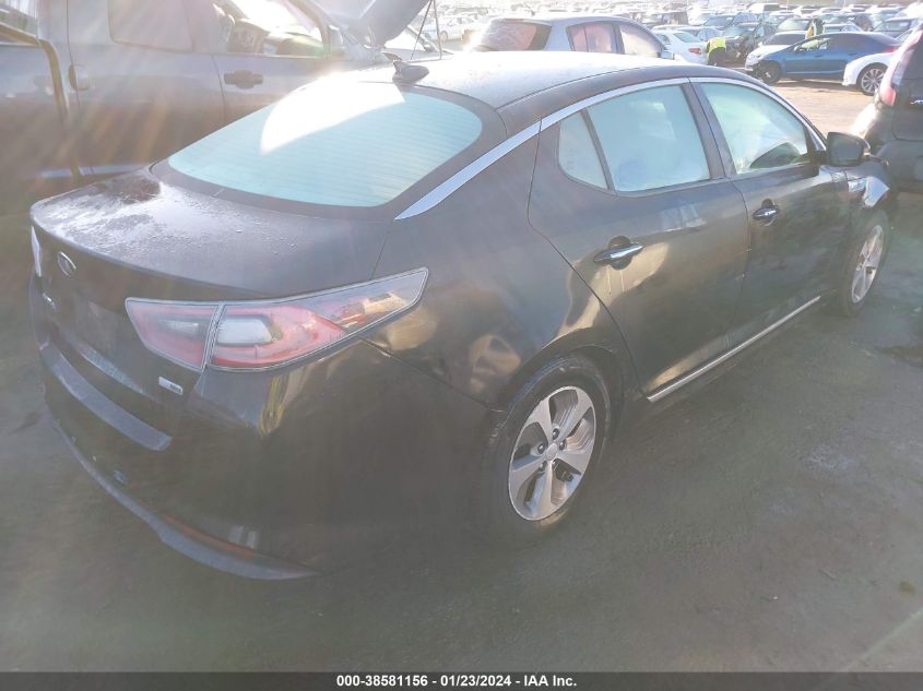 2015 KIA OPTIMA HYBRID - KNAGM4AD7F5083124