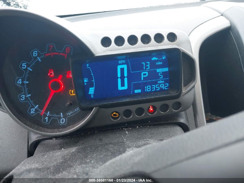 2013 CHEVROLET SONIC LT - 1G1JC5SB5D4105969