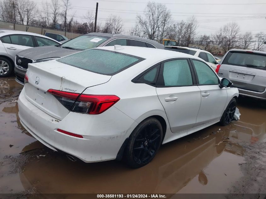 2022 HONDA CIVIC SPORT - 2HGFE2F56NH511985