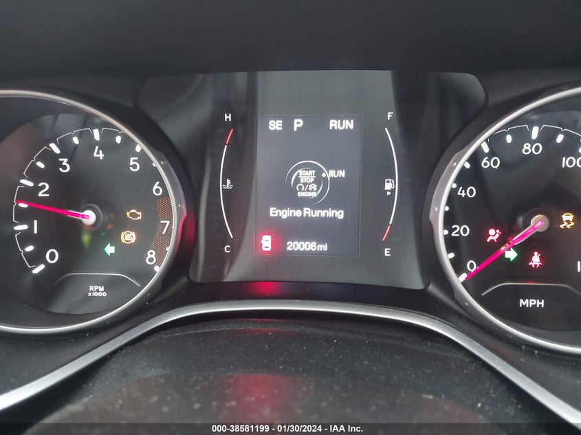 VIN 3C4NJDBB9LT239658 2020 JEEP COMPASS LATITUDE 4X4