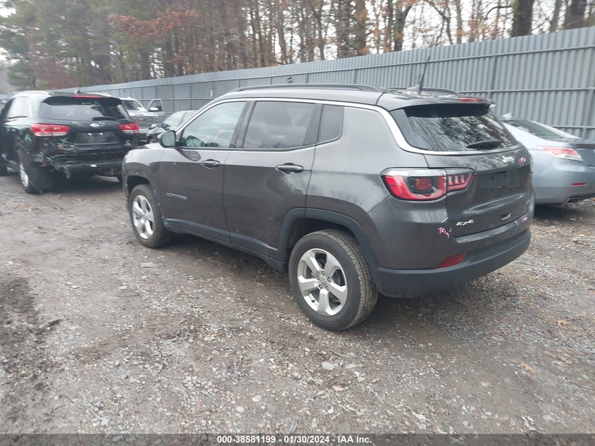VIN 3C4NJDBB9LT239658 2020 JEEP COMPASS LATITUDE 4X4