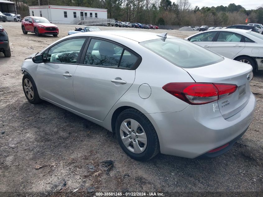 2018 KIA FORTE LX - 3KPFL4A73JE256680