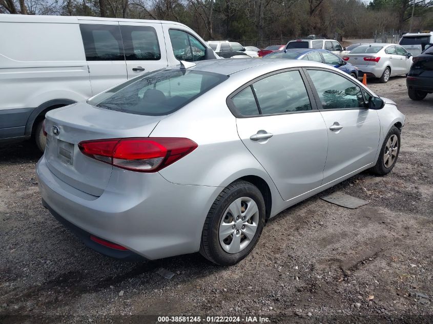 2018 KIA FORTE LX - 3KPFL4A73JE256680