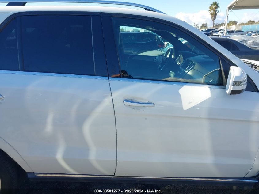 2015 MERCEDES-BENZ ML 350 - 4JGDA5JB6FA507219