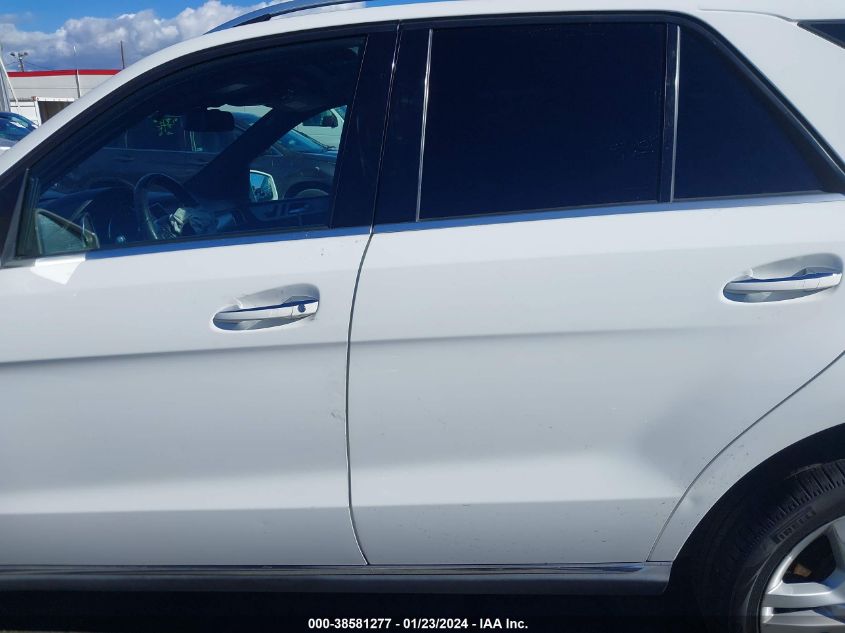 2015 MERCEDES-BENZ ML 350 - 4JGDA5JB6FA507219