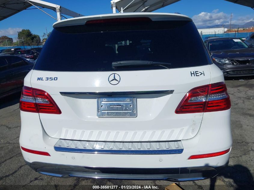 2015 MERCEDES-BENZ ML 350 - 4JGDA5JB6FA507219