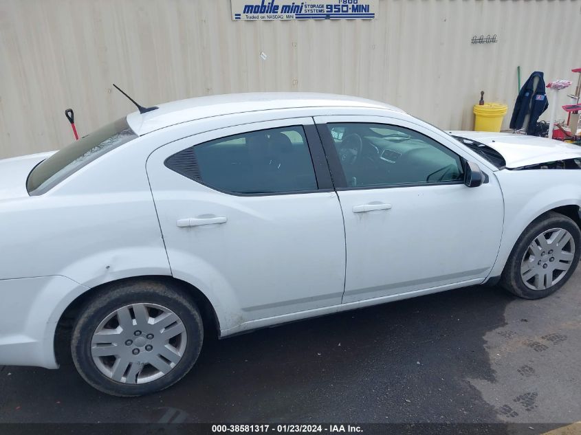 2014 DODGE AVENGER SE - 1C3CDZAB6EN145645