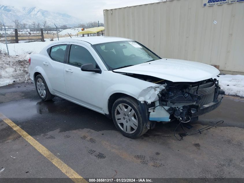 2014 DODGE AVENGER SE - 1C3CDZAB6EN145645