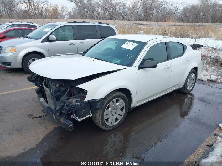 2014 DODGE AVENGER SE - 1C3CDZAB6EN145645