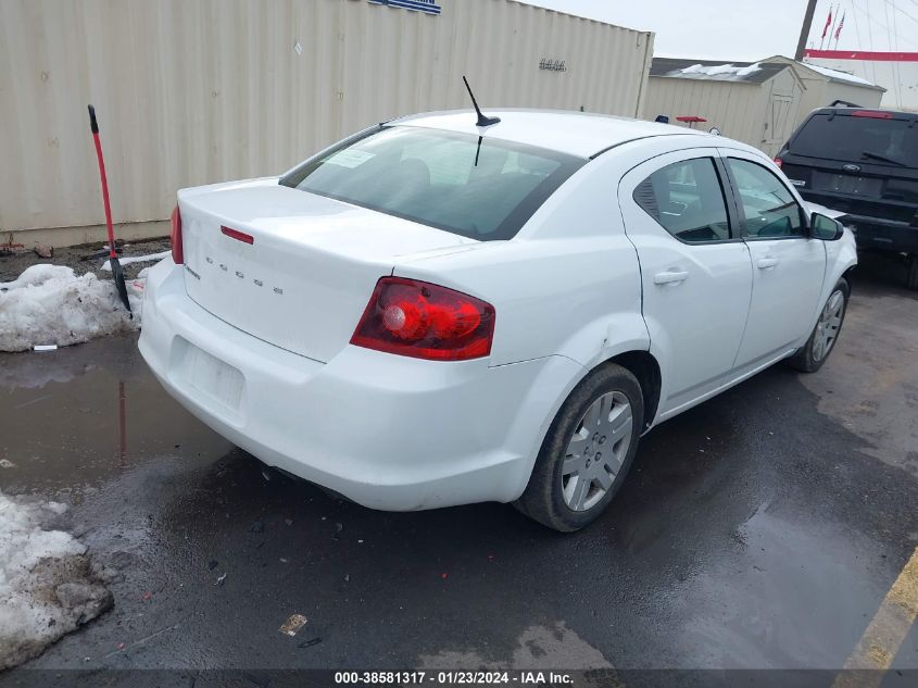 2014 DODGE AVENGER SE - 1C3CDZAB6EN145645