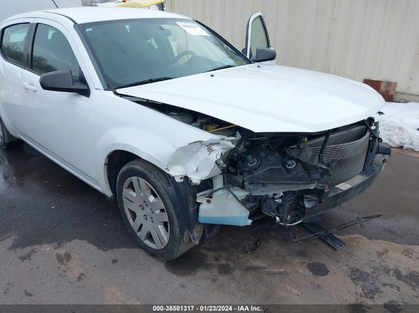 2014 DODGE AVENGER SE - 1C3CDZAB6EN145645