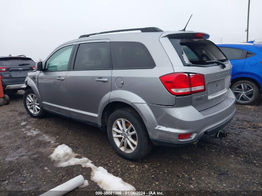 2016 DODGE JOURNEY SXT - 3C4PDCBG6GT206144