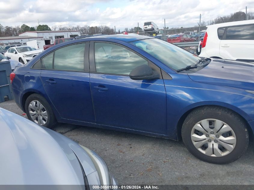 2013 CHEVROLET CRUZE LS AUTO - 1G1PA5SH4D7267112