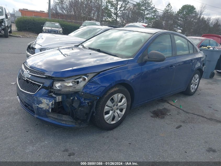 2013 CHEVROLET CRUZE LS AUTO - 1G1PA5SH4D7267112