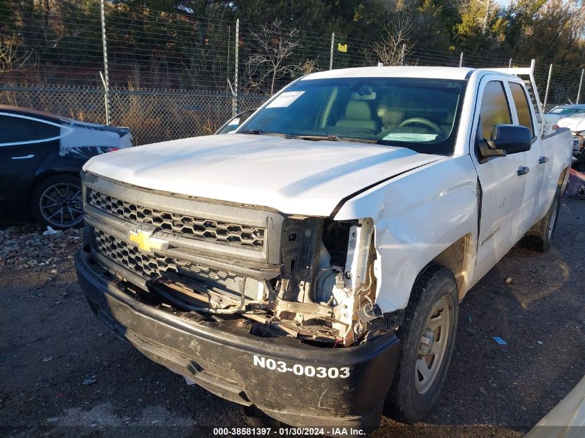 2014 CHEVROLET SILVERADO 1500 WORK TRUCK 1WT - 1GCRCPEC7EZ390365