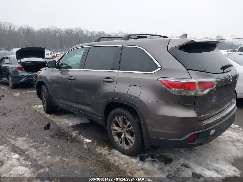 2014 TOYOTA HIGHLANDER LE/LE PLUS - 5TDBKRFH2ES054750