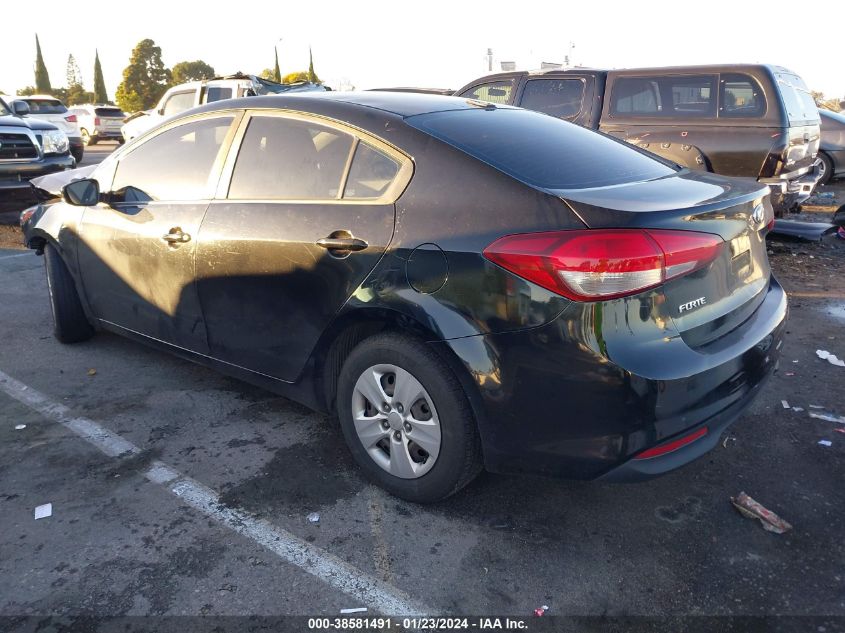 2017 KIA FORTE LX - 3KPFK4A7XHE114016