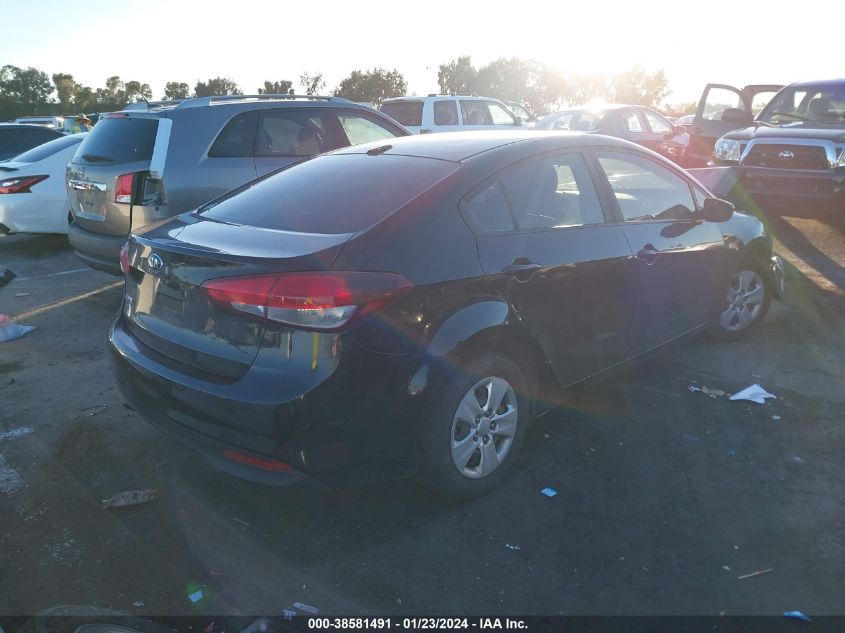 2017 KIA FORTE LX - 3KPFK4A7XHE114016