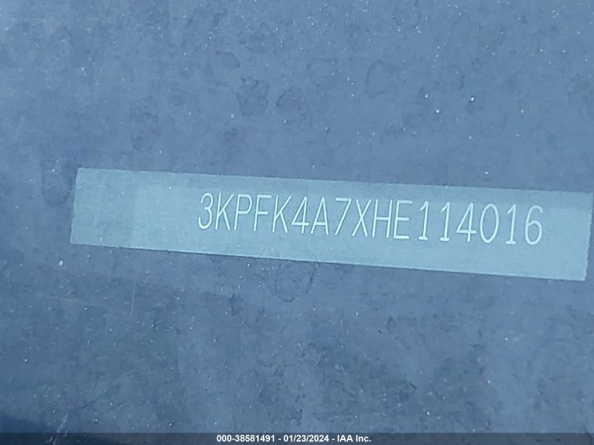 2017 KIA FORTE LX - 3KPFK4A7XHE114016