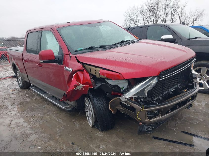 2018 FORD F-150 LARIAT - 1FTFW1E57JFB47806