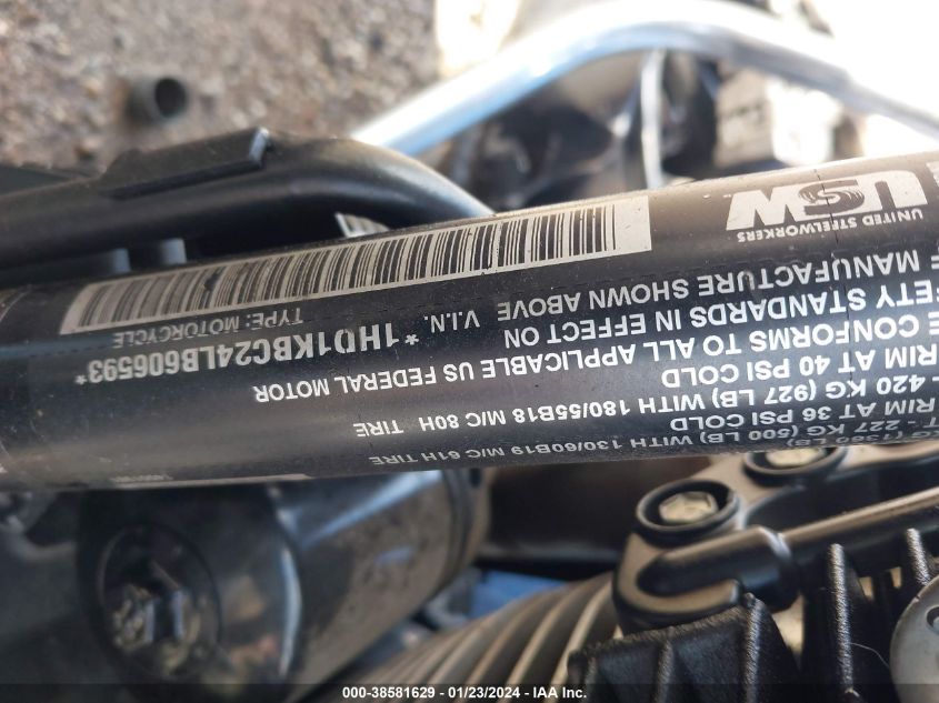 2020 HARLEY-DAVIDSON FLHX - 1HD1KBC24LB606593