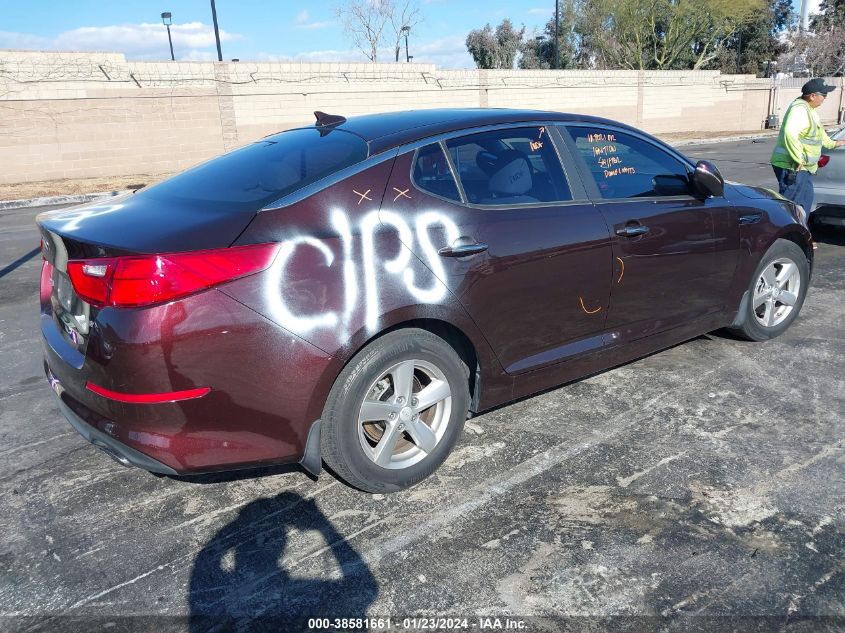 2015 KIA OPTIMA LX - 5XXGM4A76FG467727