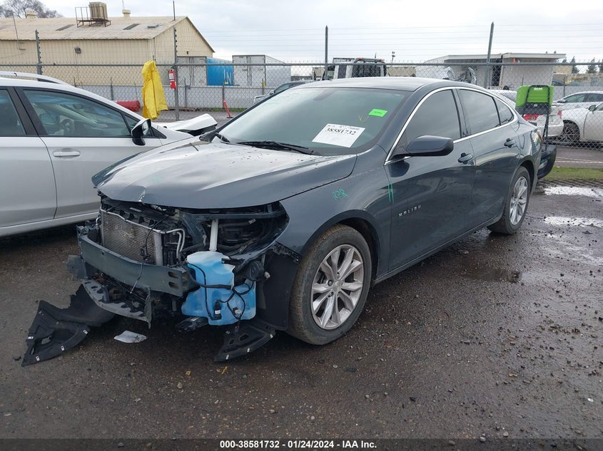 VIN 1G1ZD5ST1MF024643 2021 CHEVROLET MALIBU LT