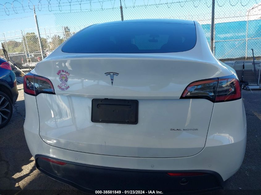 2021 TESLA MODEL Y - 5YJYGDEE4MF275744