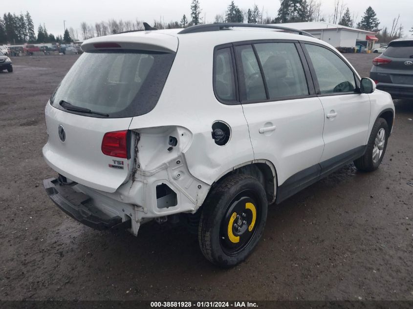 2017 VOLKSWAGEN TIGUAN S/LIMITED - WVGBV7AX4HK023615