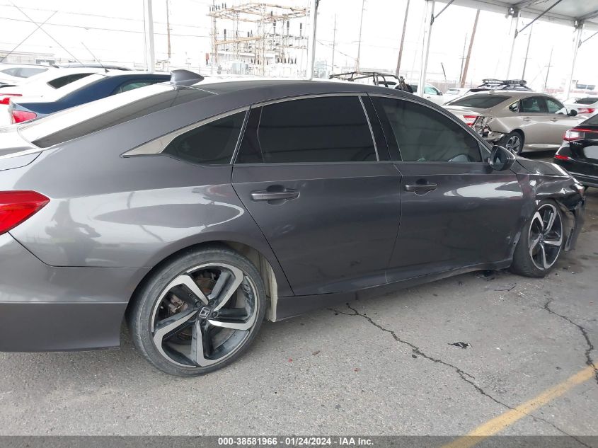 2018 HONDA ACCORD SPORT - 1HGCV1F3XJA156100