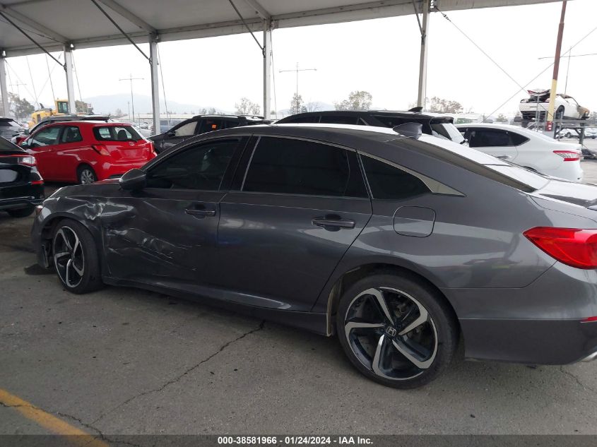 2018 HONDA ACCORD SPORT - 1HGCV1F3XJA156100