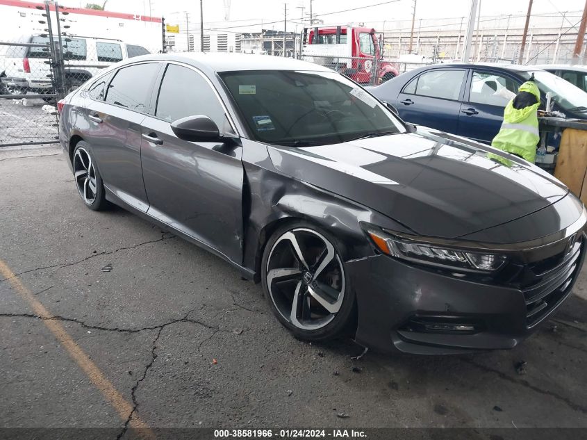 2018 HONDA ACCORD SPORT - 1HGCV1F3XJA156100