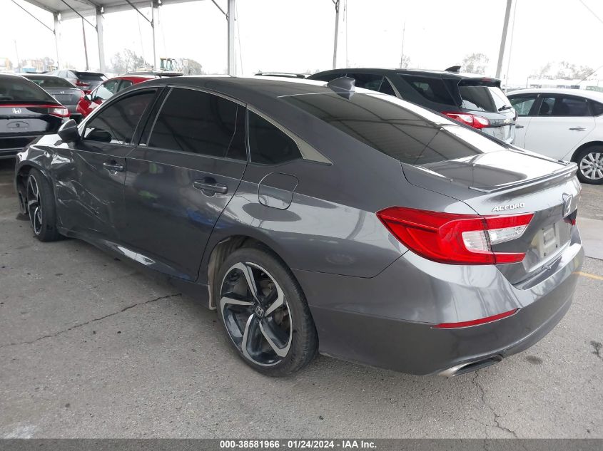 2018 HONDA ACCORD SPORT - 1HGCV1F3XJA156100