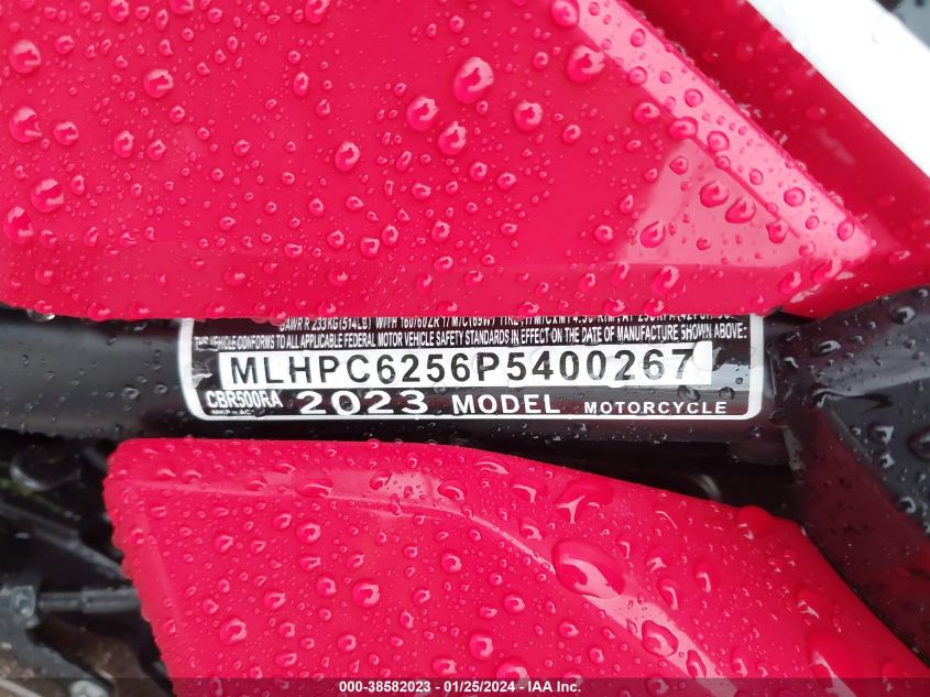 2023 HONDA CBR500 RA - MLHPC6256P5400267