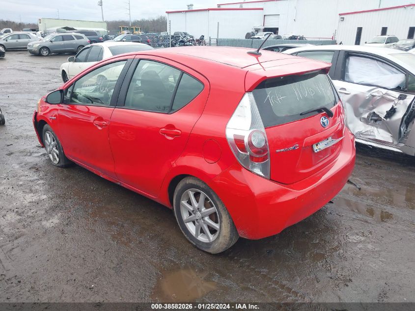 2014 TOYOTA PRIUS C ONE/THREE/TWO/FOUR - JTDKDTB37E1068206