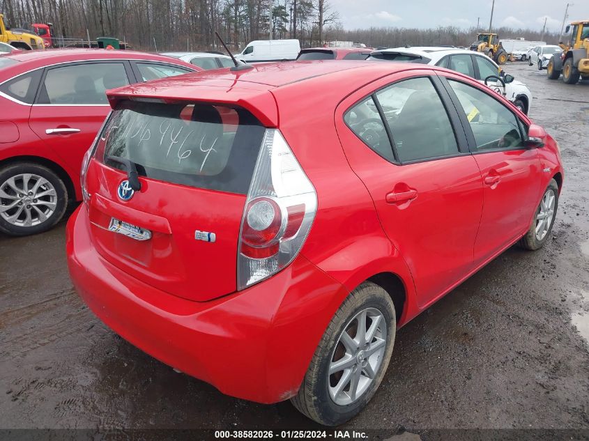 2014 TOYOTA PRIUS C ONE/THREE/TWO/FOUR - JTDKDTB37E1068206